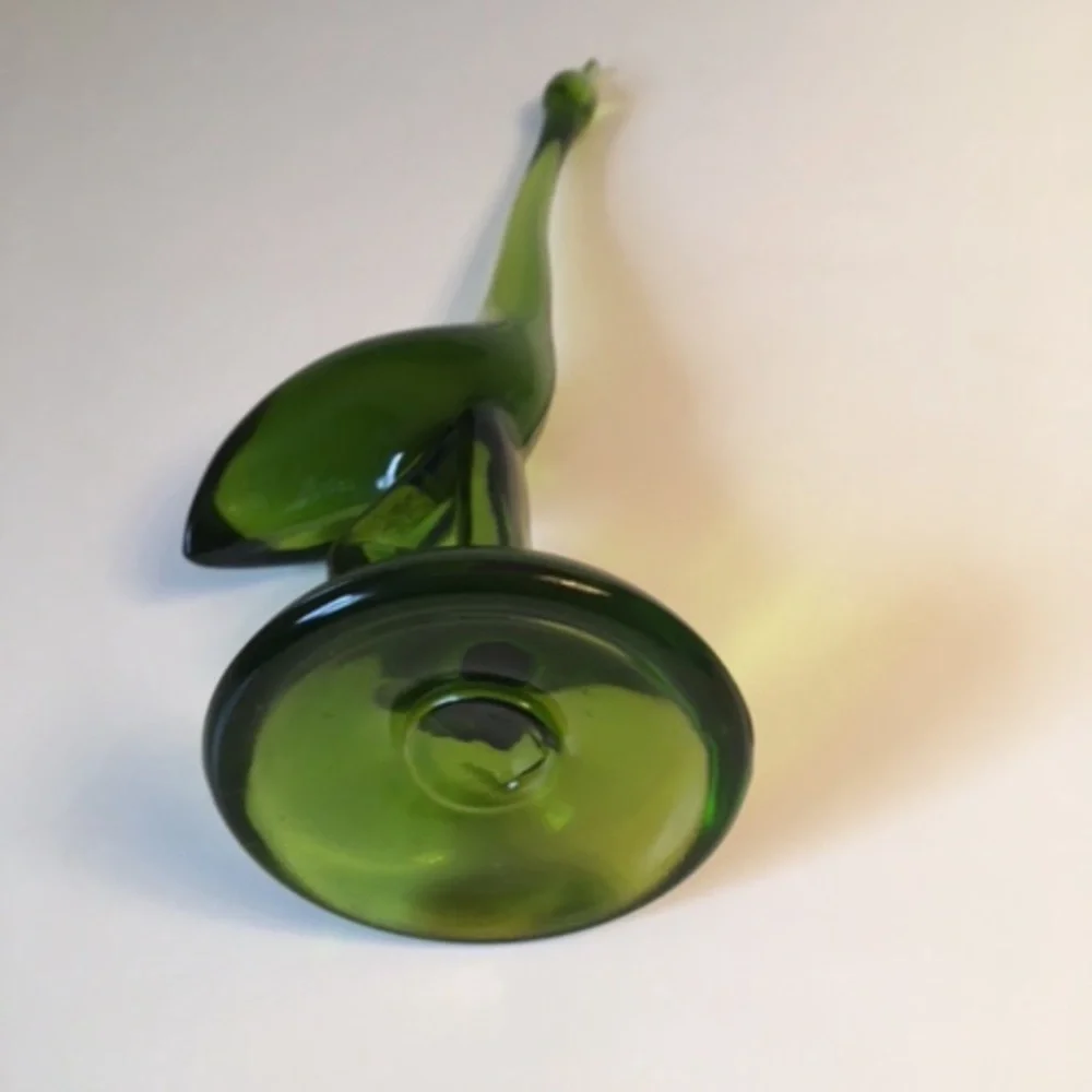 VIKING Glass Green Egret - Picture 3 of 5